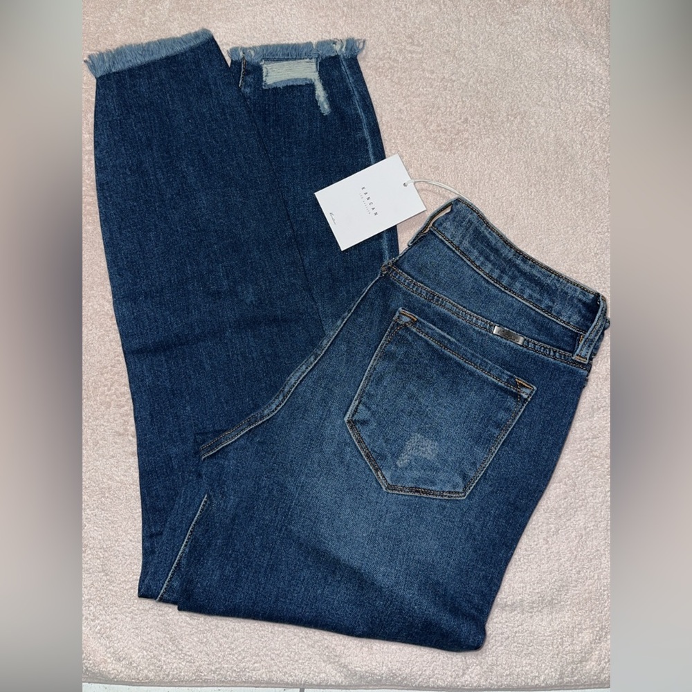 KanCan Distressed Blue Denim Jeans